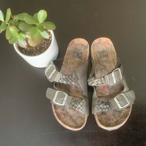 Brown muk luk sandals